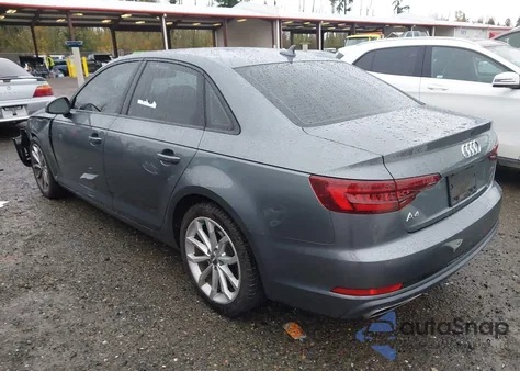 2019 Audi A4 40 Premium из США, поврежденный, VIN WAUGMAF44KN011606